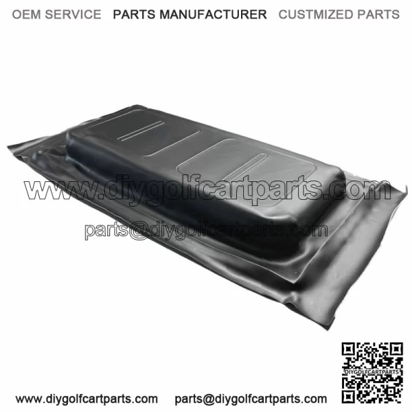 EZGO Shuttle / Express L6 / S6 / L6 Golf Cart Black Front Seat Bottom Cover Only