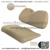 Classic Accessories Fairway Terry Cloth Golf Cart Seat Cover, Light Khaki - Image 2