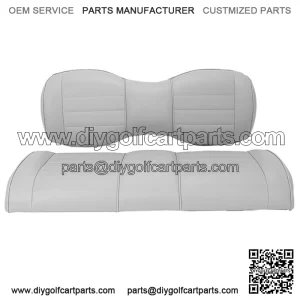 Vinyl Seat Cushions for Genesis 250/300 Golf Cart Rear Seat - Graphite