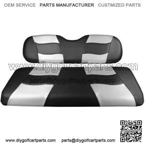 Riptide 2004-Up Black/Silver Carbon Two-Tone Front Seat Covers for Club C