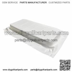 EZGO Shuttle / Express L6 / S6 / L6 Golf Cart White Front Seat Bottom Cover Only