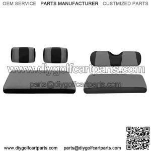 Golf Cart Front Rear Seat Covers for Yamaha G9 G16 G19 G22,Club Car DS Pre-2000