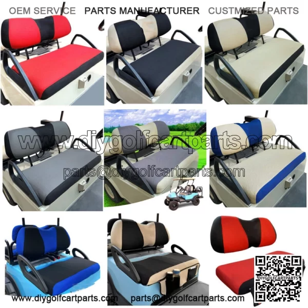 Golf Cart Front Seat Covers for Yamaha Club Car Precedent /Tempo /Onward