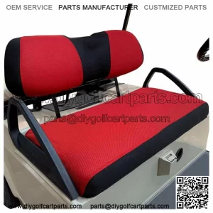Golf Cart Seat Cover, Polyester Mesh Cover For Yamaha Club Car Precedent Red