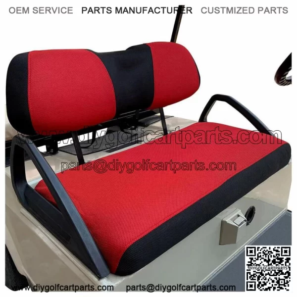 Golf Cart Seat Cover, Polyester Mesh Cover For Yamaha Club Car Precedent Red