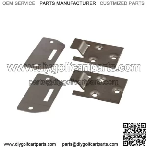 2 x Set of EZGO Seat Hinge Bottom and Cart Plate (1995+) TXT/Medalist Golf Cart
