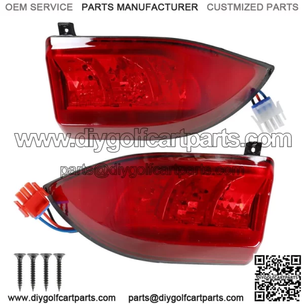 Fits For Club Car Precedent 2004+ Golf Cart LED Tail Light Rear Light 12V 3 Wire
