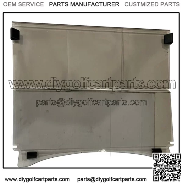 Golf Cart Foldable Tinted Windshield fits Club Car Precedent Golf Cart 2004 - Up