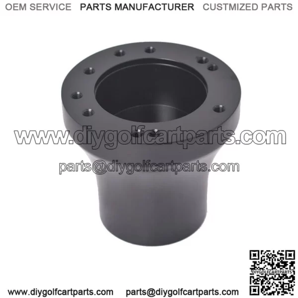 Steering Wheel Hub Adapter FOR EZ-GO TXT and RXV Golf Cart 5 Hole 6 Hole Black