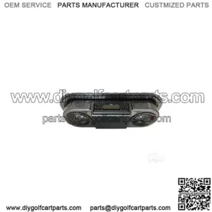 Golf Cart Carbon Fiber Console With Pyle Marine Receiver Pyle Speakers & Antenna