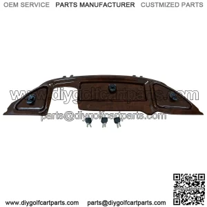 Club Car Precedent Golf Cart WOOD GRAIN Dash Panel Locking Glove Box 2004-2007