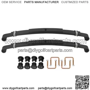 Heavy Duty Rear Leaf Springs for EZGO TXT 1996-2013 Golf Cart (Set of 2)