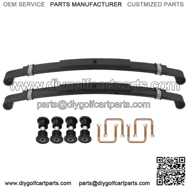 Heavy Duty Rear Leaf Springs for EZGO TXT 1996-2013 Golf Cart (Set of 2)