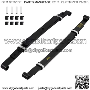 Heavy Duty Leaf Springs for Club Car Precedent Golf Cart (4 Leafs Rear set of 2)
