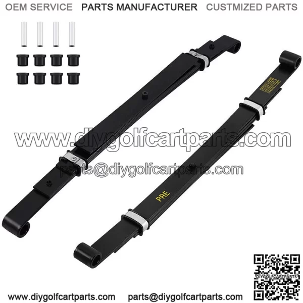 Heavy Duty Leaf Springs for Club Car Precedent Golf Cart (4 Leafs Rear set of 2)