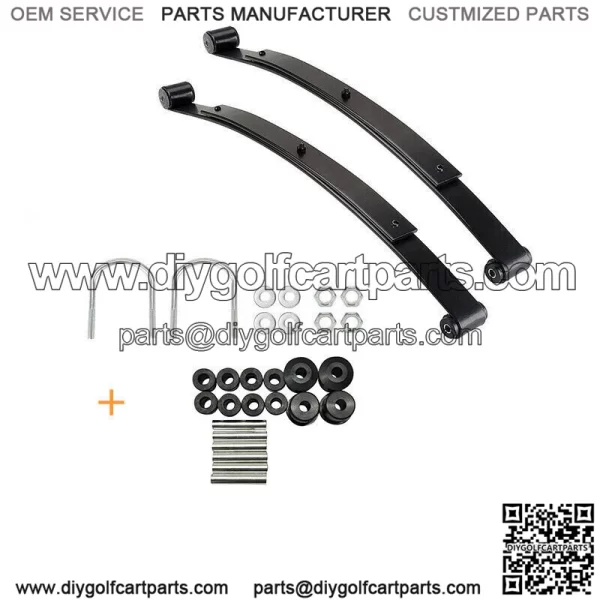 Heavy Duty Golf Cart Rear Leaf Spring Kit (2 Leaf ) For EZGO RXV 2008+, Set of 2