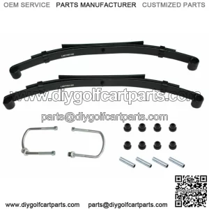 For Club Car DS Golf Cart Rear Heavy Duty Springs Kit Bushings & Sleeves Pair(2)