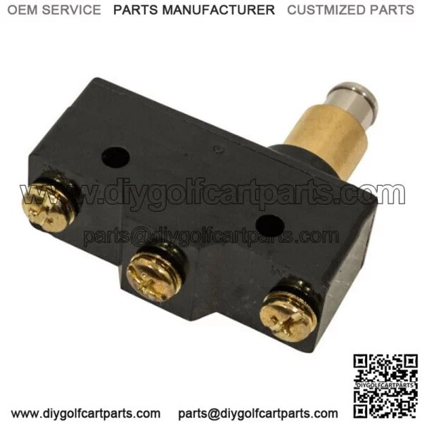 Club Car & EZGO Golf Cart Brake Pedal Micro Switch 3-Terminal