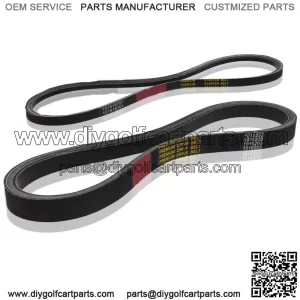 Club Car Clutch Drive & Starter Generator Belts 1997-Up DS & 2004-Up Precedent