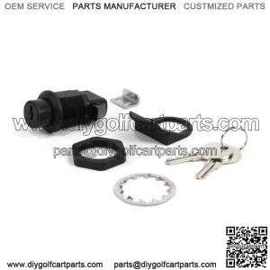 Universal Glove Box Dash Lock Kit for Club Car DS, Precedent & Tempo Golf Carts
