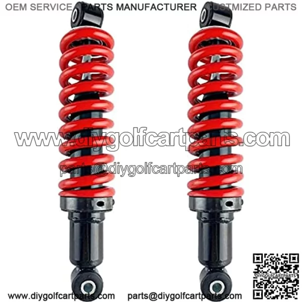 2X Heavy Duty Rear Shock Spring Fits Yamaha Golf Cart G14, G16, G19, G20, G22, G29 Drive Models, & 4X Bolts, 4X Spacer Clamps and 1X Wrench - Image 3