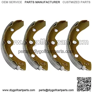 Club Car Replacement Brake Shoes for Club Car DS 1981-1994 Carryall (Manual Adjust) Club Car Rear Brake Shoes OEM Club Car 101146302??4Pcs-Long