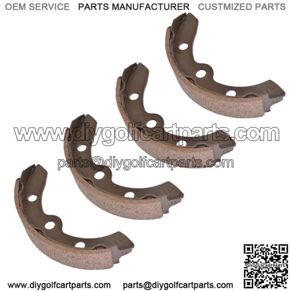 4x For DS Club Car Golf Cart 1981-1994 Rear Brake Shoes #1011463 101146302