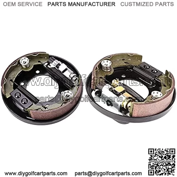 Golf Cart Brake Assembly with Brake Shoes 2 PCS for EZGO TXT PDS Medalist 1996-up Yamaha G14 G16 G19 G20 G21 G22 Driver and Passenger Side 70998-G02 70998-G01 70998-G02 - Image 4