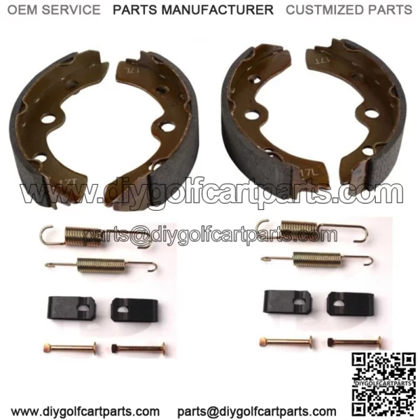 Golf Cart Brake Shoes Self-adjusting For Club Car DS 95+ Precedent 04+, 1011466