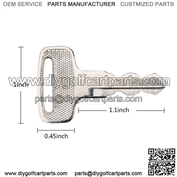 UK G14,G16,G19,G22,G29/Drive Gas/Electric Golf Cart Replacement Ignition Keys - Image 4