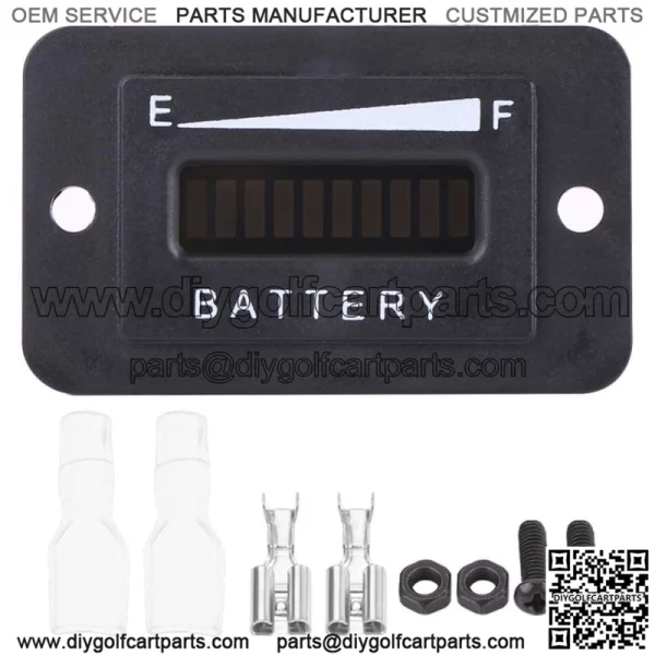 Indicador de Carga Bater??a LED Digital 12V / 24V / 36V / 48V de Indicador medidor para Golf Cart (BI  QC02581-03 - Image 3