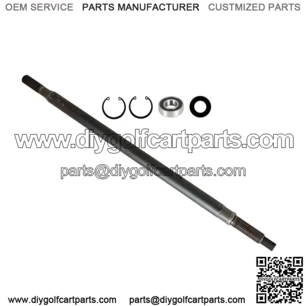 Golf Cart Rear Axle Shaft Driver Side W/ Bearing For EZGO TXT Electric 1994+