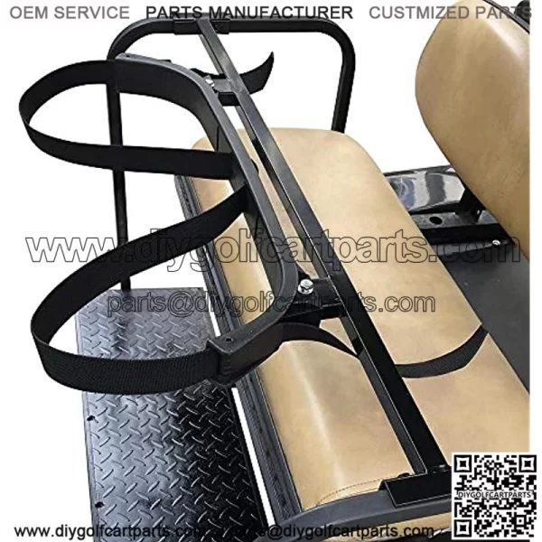 Universal Golf Cart Rear Seat Bag Attachment for Club Car Bracket Yamaha