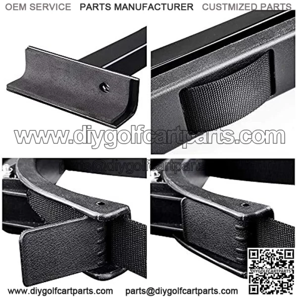 Universal Golf Cart Rear Seat Bag Attachment for Club Car Bracket Yamaha - Image 4