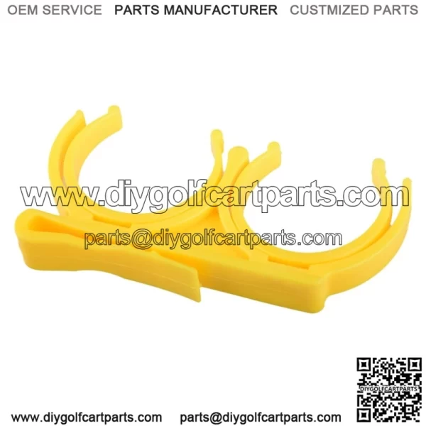 Clip de soporte de pelota de golf de pl??stico Accesorios de golf Golfista Amarillo  Soporte para pelota de golf