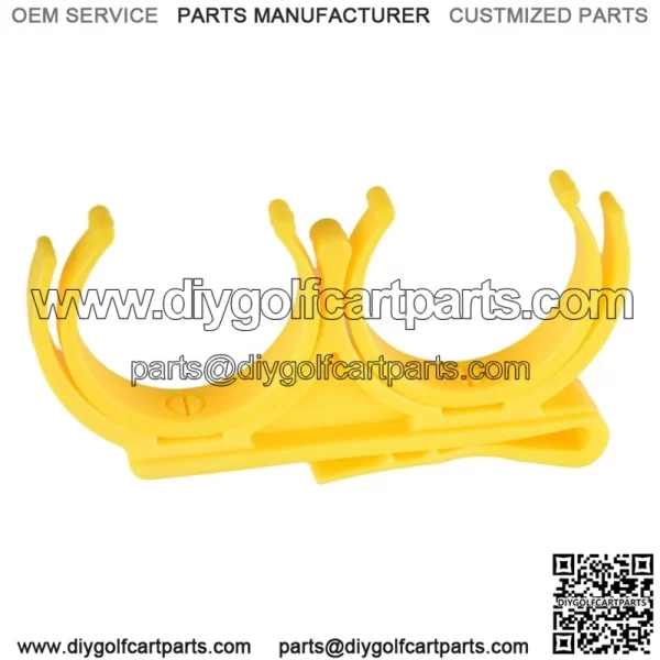 Clip de soporte de pelota de golf de pl??stico Accesorios de golf Golfista Amarillo  Soporte para pelota de golf - Image 2