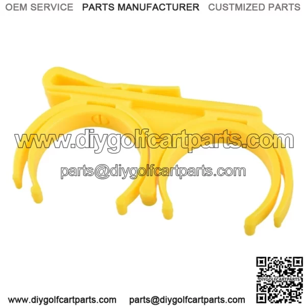 Clip de soporte de pelota de golf de pl??stico Accesorios de golf Golfista Amarillo  Soporte para pelota de golf - Image 3