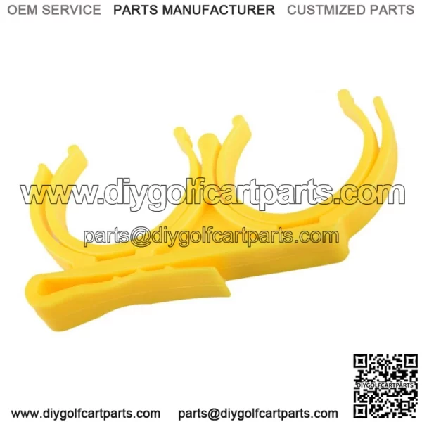 Clip de soporte de pelota de golf de pl??stico Accesorios de golf Golfista Amarillo  Soporte para pelota de golf - Image 4