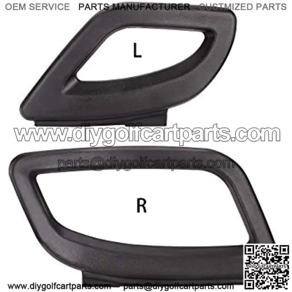 Front Armrest Hip Restraint for Yamaha G29 / Drive Golf Cart, Driver and Passenger Side, OEM# JW1-K8361-00 JW1-K8362-00, 1 Pair - Image 3