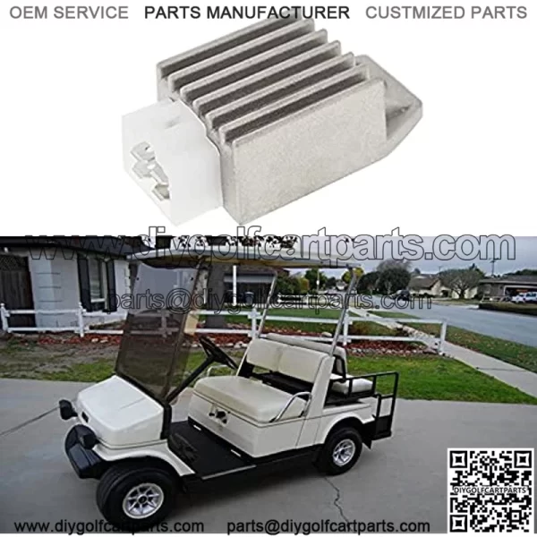 munirater 12V Voltage Regulator Rectifier Replacement for Yamaha Golf Cart G8 G9 G14 G16 G20 G21 G22 JF2-81910 - 01-00