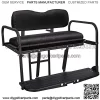 Gusto Club Car DS Golf Cart Flip Folding Rear Back Seat Kit - Black
