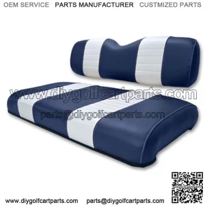 Navy White Seat Cushion Set