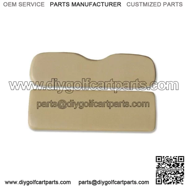 Golf Cart Rear Flip Seat Replacement Cushion Set (Club Car EZGO Yamaha) - Buff