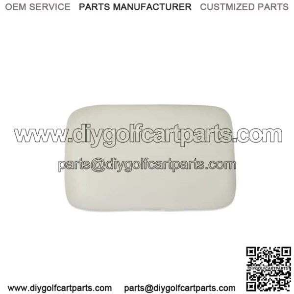 White Seat Back Assembly for EZGO Marathon - 1973-94 Golf Cart