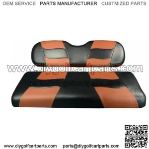 Riptide 1994-Up Two-Tone Black/Moroccan Front Seat Covers for EZGO TXT an
