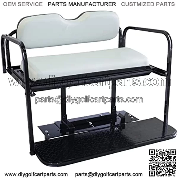 Yamaha G29 / Drive/YDRA/YDRE (07-16) Golf Cart Rear Flip Seat with Steel Frame