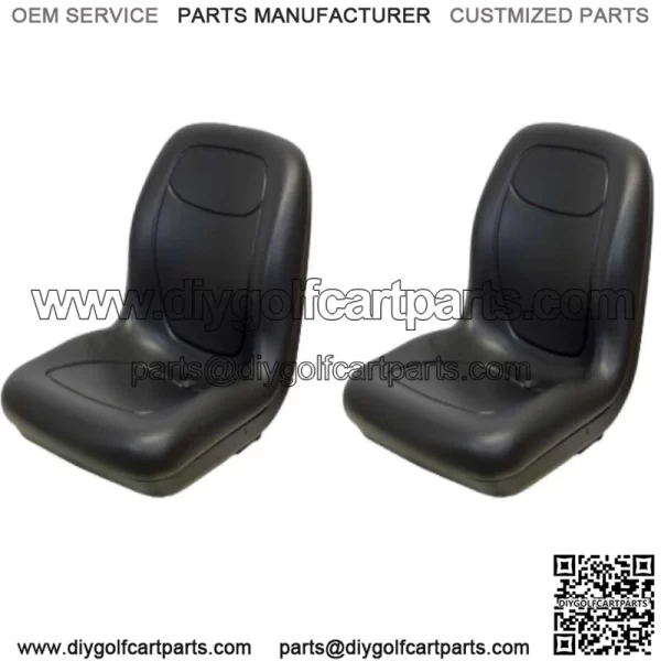 Black High Back Seats Fits John Deere Fits Gator Gas Diesel 4x2 4x4 6x4