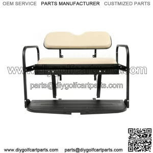 For 07-16 Yamaha Drive G29 Golf Cart Flip Folding Rear Back Seat Kit