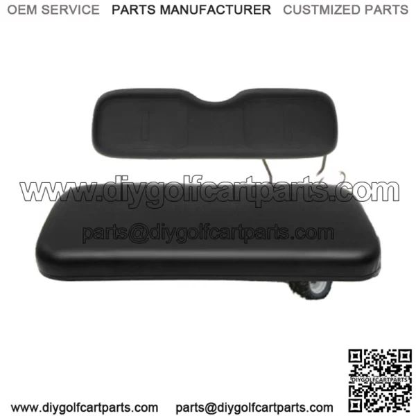 New Black Golf Cart Front Seat Cushion Set Fits EZGO GOLF CART TXT