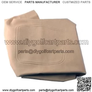 Club Car Precedent Golf Cart Front Seat Cover - Buff Seat Bottom